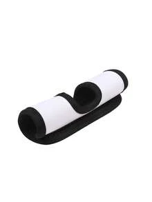 1pc Comfortable Retractable Handle Cover, Reusable Portable Accessory, Solid Color Luggage Strap - Multicolor - View 6