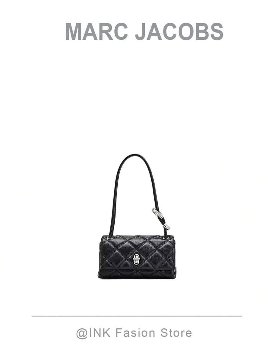 MARC JACOBS - Women The Mini Quilted Leather Dual Shoulder Bag For Mother's Day & Everyday Versatile Use 2S5HSH023H02 - Black - View 1