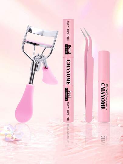 2-In-1 Waterproof Eyelash Glue Tool Set, Long-Lasting And Durable, Includes Eyelash Glue, Makeup Remover, Eyelash Curler And Eyelash Curler. Waterproof And Long-Lasting, Easy To Remove Makeup, Suitable For DIY Eyelash Extension And Lash Lift. Essential Eyelash Tool Set For Beginners, A Must-Have For Eye Makeup.