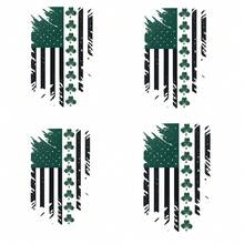 4pcs Car Stickers And Decals, Car Window Decals Vinyl,  American Flag With Camouflage Pattern Automotive Decals,Funny Bumper Stickers - A - 查看 11