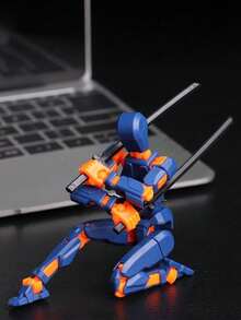 Bộ mô hình hành động Titan 13 có thể tạo dáng - Mô hình robot T13 hoàn chỉnh để sưu tầm, vật trang trí và trưng bày để bàn được in 3D, robot nhỏ, robot không gian. - nhiều màu - Xem 6