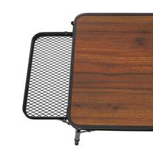 YUNRUX Folding Tables - Brown - View 7