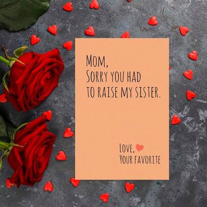 1pc Funny Mother's Day Card For Nana - Elegant Floral Happy Mother's Day Greeting Card For Grandma, Perfect For Birthday, Mother's Day, Thank You & Any Occasion, Mother's Day Gift