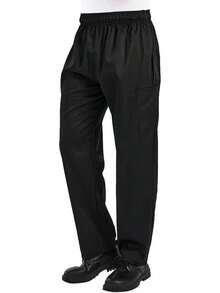 Limited Special Men's Chef Pants - Elastic Waist Cook Pants Kitchen & Restaurant SCWP - trắng - Xem 8