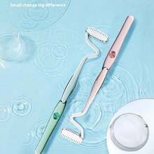 S-Shaped Vertical Toothbrush For Adult Men And Women With Irregular Soft Bristle, Tongue Coating, Deep Cleaning And Massage Of Gums Between Teeth - Green - View 6