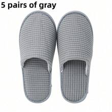 5 đôi dép đi trong nhà Comfort Plus Hotel Spa có che ngón chân - Chất liệu không dệt siêu mềm, chống trơn trượt/dễ xỏ/có thể tái sử dụng/dùng một lần/thoáng khí/chống xê dịch, phù hợp cho các thành viên trong gia đình/khách/các cặp đôi, phòng ngủ/phòng tắm/du lịch/phòng tập thể dục, mùa xuân/Ngày lễ tình nhân/tân gia, quanh năm, quà tặng cho chủ nhà/tân gia/cha mẹ mới, đồ dùng thoải mái ở nhà. - Nhiều màu - Xem 19