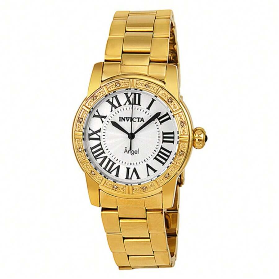 Invicta Angel Silver Dial Gold-Tone Ladies Watch 14374 - 均碼 - 查看 1