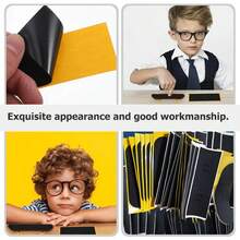 24 Uds esponja dedo monopatín pegatina antideslizante cinta de agarre de espuma para pegatinas de repuesto mejorar las tablas de rendimiento KLSH - Negro - Ver 4