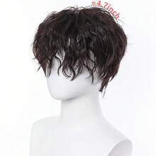 Men's Adult Kinky Curly Wig, High Temperature Fiber, 150% Density, With Buckle Net Cap, For Party And Daily Wear, Wig Cap - Multicolor - View 4