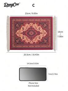 Dengcoo 1PC Coffee Coaster, Cup Mat, Fabric Tassel Carpet Coaster, Coffee Mat, Drink Coaster, Dish Drying Mat, Table Mat, Placemat, Mouse Pad, Non-Slip Heat Resistant Mat, For Table Desk Cup, Home, Coffee, Gife - Coffee Pads - View 19