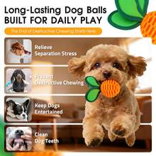 1 Pc Dog Chew Toys For Small Breeds, Treat Dispensing Ball, Small Dog Toy,Dog Stuff - Multicolor - View 5