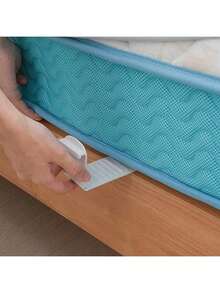 4 piezas de sujetadores para sábanas, clips invisibles antideslizantes, agarradores de colchón multifuncionales, evitan que la ropa de cama se deslice - Multicolor - Ver 4