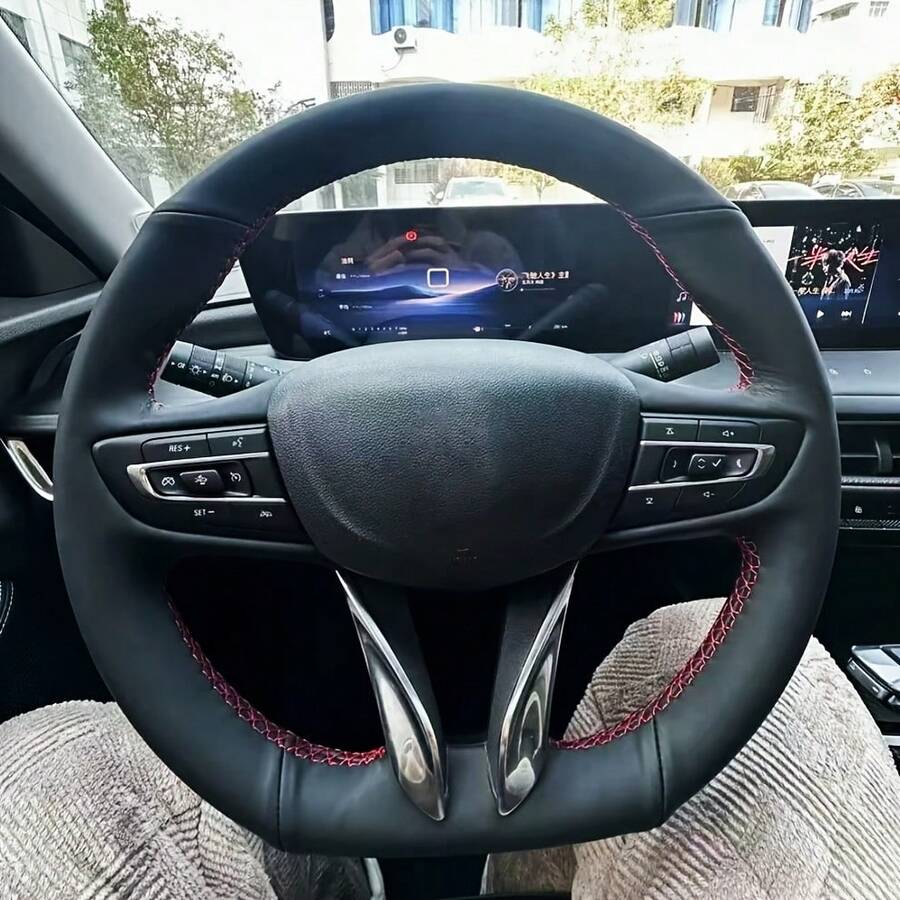 Handmade Steering Wheel Cover Fit For Buick Veron Pro 2020-2023 - Buick Veron Pro 2020-2023 - View 1