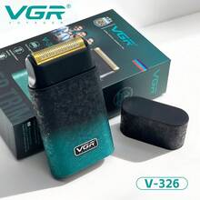 VGR Beard Shaver Professional IPX6 Waterproof Beard Shaver Digital Display Shaver Best Electric Razor Portable Shaving Machine For Men V-326 - Multicolor - View 6