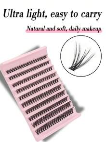 10 Pairs 30D Eyelashes, European And American Cat Eye Style, Segmented False Eyelashes! 200 Clusters Large Capacity, D-Curl 3D Curled And Lifted, 8-16mm Multi-Length Freely Matched, Easy To Create Profound Biracial Eye Makeup. Beginner-Friendly, No Skill Required, One-Step Application, DIY Segmented Design, Greatly Saves Makeup Time, Suitable For Daily Commute, Dates, And Parties - D - View 8