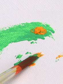 4 piezas de lienzos de pintura rectangulares lisos, lienzos de pintura multiusos minimalistas, adecuados para aprender a pintar, útiles escolares - Multicolor - Ver 4