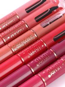 USHAS 二合一哑光亮泽唇釉，打造丰盈水润双唇，持久显色，适合日常通勤和约会。 - #02 - 查看 6