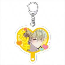 动漫人物桃代千影、樱花文堂、桥原夏木、橘日向、甲蓝太郎亚克力钥匙扣吊坠 - 彩色 - 查看 10