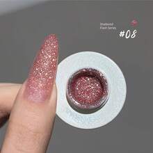 MIANEL 12ml 闪亮碎钻亮片凝胶指甲油 2026 新款碎钻美甲凝胶 美甲沙龙专用美甲用品 白色美甲 绿色美甲 情人节美甲 春季美甲 指甲胶 美甲艺术 - 彩色 - 查看 15