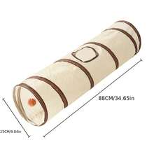 Foldable Cat Tunnel Toy, All-In-One Collapsible Pet Tunnel Toy, Suitable For All Seasons - Multicolor - View 14