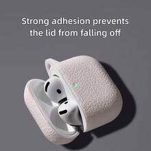 Litchi Texture Protective Case - Ultra-Thin Silicone Protective Shell, Fingerprint-Resistant, Anti-Dust - High-grade Gray + Hanging Rope + Hook - View 1