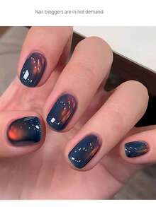 15ML Capacidad Nuevo regalo del Día de San Valentín 2026 Primavera Verano Luz azul aurora de hielo transparente con ojos de gato Amarillo azul verde púrpura Luz de porcelana blanca Esmalte de uñas en gel de ojos de gato, Colores de verano Belleza de uñas magnéticas, Emparejado con base y top coat, Requiere luz UV, Juego de 6 colores de gel vegetal adecuado para principiantes, hogar, oficina, viajes, citas, estilo de moda sin virus, calidad de salón con 28 días de duración. - Color caoba - Ver 3