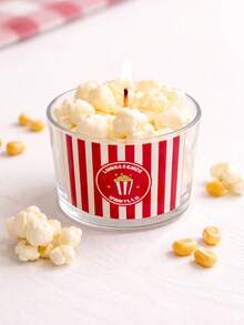 Popcorn Scented Candle 100g | Vanilla Scent | Vegetable Wax | Lunessence - Vanilla - Xem 5