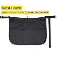 1pc,Adjustable Gardening Apron With Lightweight Tool Belt, Multi-Pocket Design, Durable Multi-Functional Belt, Suitable For Gardening, Cleaning, Waitressing, Teaching, Waiter, Etc. Adjustable Durable Apron - Multicolor - View 3