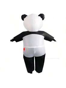Inflatable Panda Costume, Full Body Cartoon Character Cosplay, Stage Performance Outfit - Multicolor - View 7
