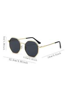 3pcs Set - Children's Fashion Metal Frame Casual Outdoor Glasses, Teenagers Beach And Seaside Photography Glasses - Decorative Tools For Play And Photography - Multicolor - View 10