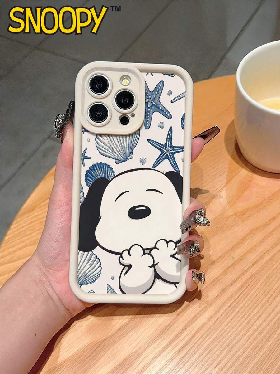 A Cartoon Snoopy Pattern, A High-Bamboo Anti-Drop Phone Case Made Of Tpu Material, Can Be Given As A Holiday Gift. It Is Suitable For IPhonexs/ XS Max /Xr/11, 12, 13, 14, 15, 16pro/Promax/14, 15, 16plus/17, And Is Suitable For Both Men And Women - Nhiều màu - Xem 1