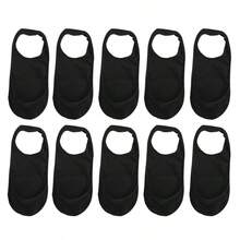 chuanwa（2） 1/5/10 Pairs Women's Super Thin Breathable Solid Color Silicone Non-Slip Hollow Boat Socks For Summer - Multicolor - View 13