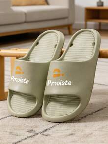 Pmoiste Women's Drainage Striped Bottom Thick Soft Slippers, Green - Mint Green - View 6