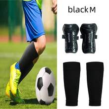 2件套 - 护腿板，足球护腿板，带口袋足球护腿板，适合初学者、运动员、男女通用 - 彩色 - 查看 4