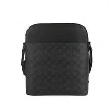 Coach Houston Men's Single Shoulder Crossbody Bag CZ398QBMI5 - 黑灰色CZ398QBMI5 - 查看 5