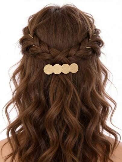 2026新款金属凹槽设计弹簧夹发夹，高端发夹侧夹刘海发夹，女士适用