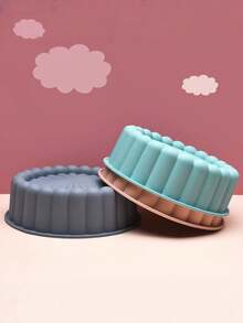 1 khuôn bánh silicon đa năng chống dính, thích hợp để nướng bánh ngon, tuyệt vời cho đám cưới, sinh nhật và các dịp khác! (19.5cm) - Nhiều màu - Xem 8