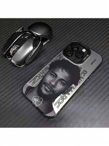 a la UE (DE y ES) Funda de teléfono con tema de fútbol, compatible con modelos 16, 15, 14, 13, 12, 11 Pro Max, X, XR, XS Max, 8, 7 Plus, con acabado mate para protección contra caídas. - Negro translúcido - Ver 6