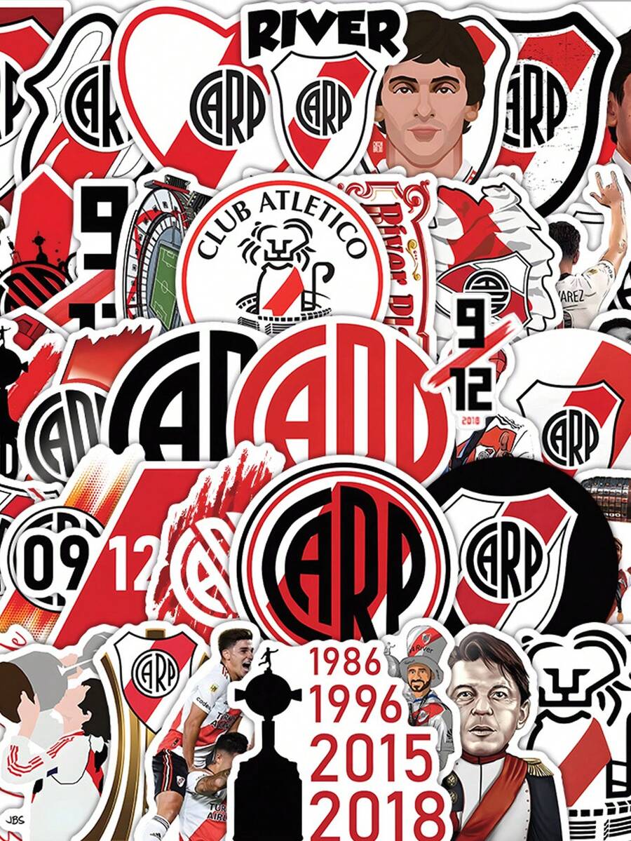 52 miếng dán graffiti câu lạc bộ bóng đá, chống thấm nước, có thể tái sử dụng, thích hợp cho mũ bảo hiểm xe máy, ô tô, hộp quà, phong bì, đàn guitar, máy tính xách tay, hành lý, đồ thủ công DIY, nhãn dán mũ bảo hiểm, nhãn dán cầu thủ, sách dán, trò chơi, nhãn dán nhật ký, nhãn dán xe đạp, tiệc sinh nhật cầu thủ, tiệc cầu thủ, trang trí văn phòng. - Câu lạc bộ bóng đá - Xem 1