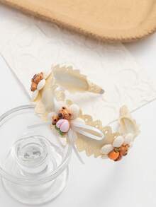 1个可爱水豚蕾丝发箍，适合日常佩戴、上学、送礼、拍照、派对等场合。 - 彩色 - 查看 9