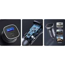 Cargador De Auto 24w | Puerto Usb-a Y Usb-c | Carga Rápida | Compatible Con Vehículos De 12 Y 24 Vcd | Pd3.0 + Qc3.0 | Indicador Led | Diseño Compacto | Chip Inteligente | Caja De Aluminio - A - Ver 6