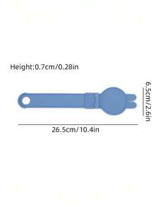 1pc Plastic Rabbit Shaped Cat Treat Dispenser Squeezer, Hands-Free Pet Food Feeder Spoon - 15ml - View 2