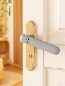 1pc Silicone Door Handle Protector Cover, Thick Anti-Collision Grip Sleeve, Made Of Anti-Static Soft Silicone, Suitable For Home Accessories, Home Decor, Room Decor, Household Essentials,Mother's Day Gift,Bedroom Decor,Garden,Kitchen Decor,Summer,Beach,Travel Essentials,Room Decor,Squishy,Graduation - Multicolor - View 10
