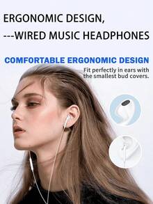Wired In-Ear Headphones Compatible With Apple Lightning Interface, Wired Earphones With Lightning Connector, Built-In Remote Music Control Wired Earbuds Compatible With IPhone - View 3