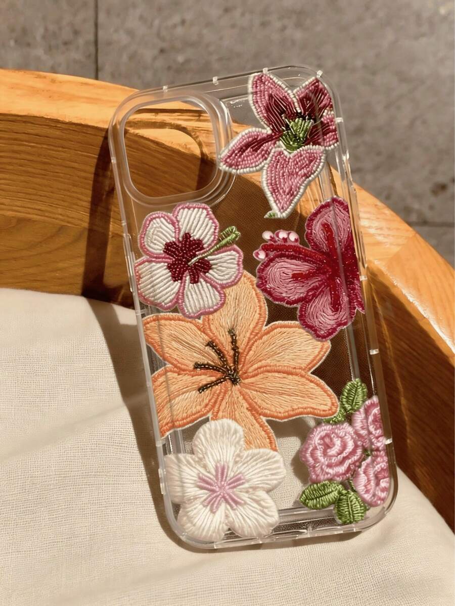 花朵图案软硅胶防震手机壳,适用于 16/11/12/13/14/15/15Pro/15 Plus/15 Pro Max/7 Plus/8 Plus/X/Xs Max/Xr/11 Pro/12 Pro/13 Pro/14 Pro/12 mini/13 mini/11 Pro Max/12 Pro Max/13 Pro Max/14 Pro Max/14 Plus/6/6S/6 Plus/7/8/16 Pro/16 Plus/16 Pro Max/SE 以及Galaxy/A54/A14/A12/A13/A15/A32/A33/A24/A52S/S20/S21/S22/S23/S24/S23 Plus/S24 Ultra/S25/A15/A33/A23,防水防震防刮。 - 彩色 - 查看 1