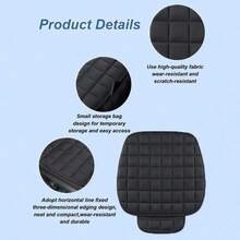 Đệm ghế ô tô 4 mùa, bọc ghế ô tô tối giản, phù hợp với ghế dưới của xe sedan, đệm ghế ô tô sang trọng, bảo vệ thoải mái cho cả ghế trước và sau, phù hợp với xe SUV, đế cao su chống trượt, có túi đựng đồ, phụ kiện ô tô - bọc ghế dưới ô tô - Xem 9