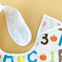 1 pieza Babero para bebé, Delantal impermeable y antiensuciamiento para alimentación de infantes, para niñas pequeñas, otoño/invierno - Multicolor 1 - Ver 6