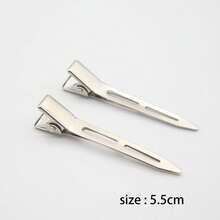 50个发夹发卡发根定位夹配件鸭嘴夹发卡美发造型工具美发工具 - 多色 - 查看 13