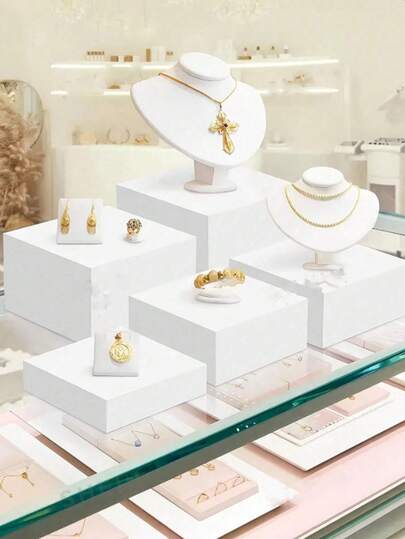 1/3/6/8 Pcs Acrylic Self-Service Buffet Display Stand, Food Display Rack, Suitable For Buffet Table, Hollow Bottom Dessert Cube Box, Can Be Horizontally Stored, Applicable For Holiday Living Room, Also Suitable For Party, Wedding And Other Holiday Dessert And Cake Display