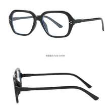 1pc Women's Large Frame Makeup-Free Optical Glasses Frame - Black - View 3